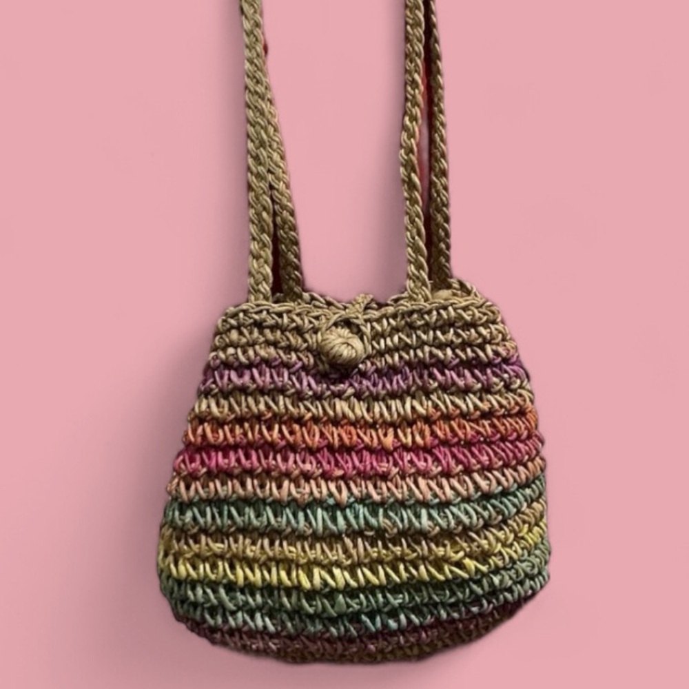 Jute Tote Hobo Bag Purse